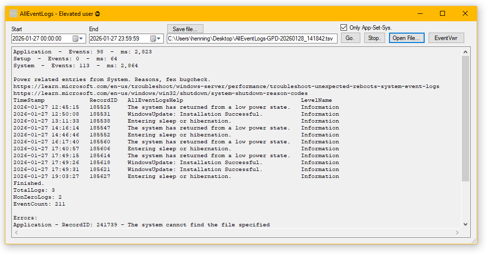 Application screenshot.