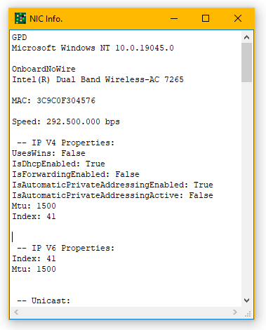 Application screenshot.