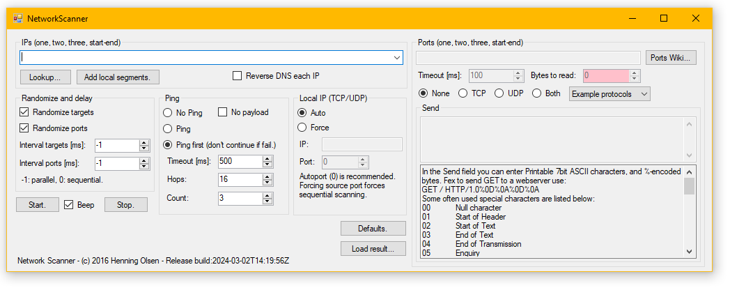 Application screenshot.