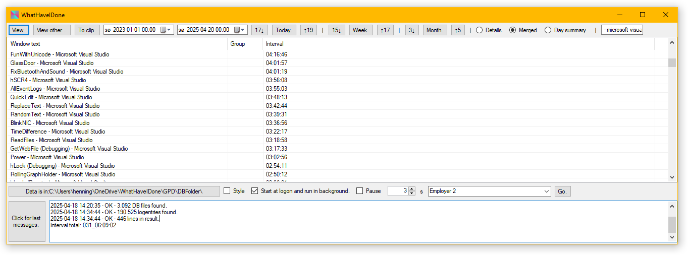 Application screenshot.